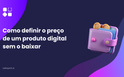 Como definir o preço de um produto digital sem o baixar